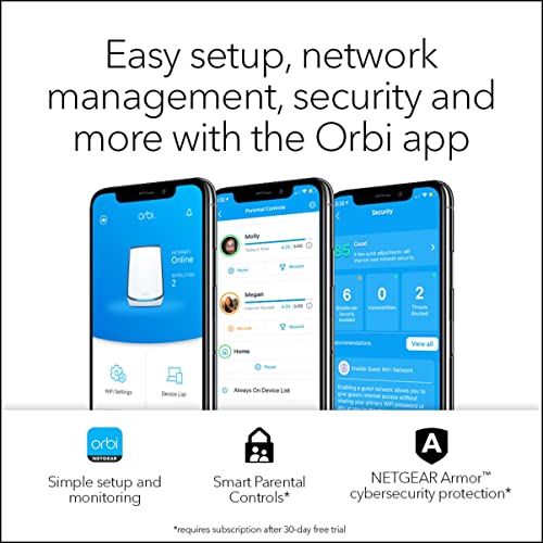 NETGEAR Orbi WiFi 6 Mesh System | Ultimate Home Network