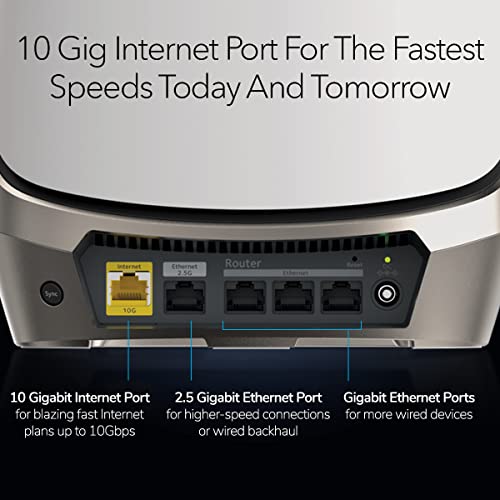 NETGEAR Orbi WiFi 6E Mesh System - Ultra-Fast Router