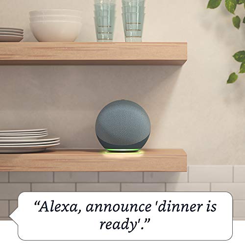 Echo (4th Gen) | Premium Sound Speaker with Alexa | Twilight Blue