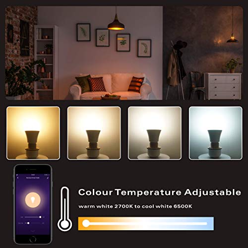 RGB WiFi Smart LED Bulb, Voice Control, B22 Bayonet