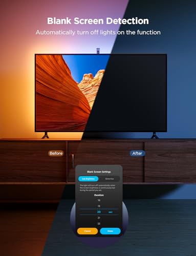 Govee TV Backlight: 3 Lite, Sync to 55-65 Inch TVs, Wi-Fi Control