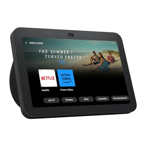 Echo Show 8 (2023) - Smart HD Touchscreen with Alexa