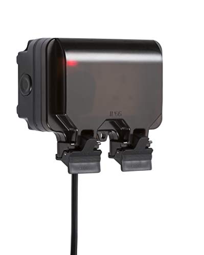 WiFi Outdoor Double Socket - Works with Alexa and Google