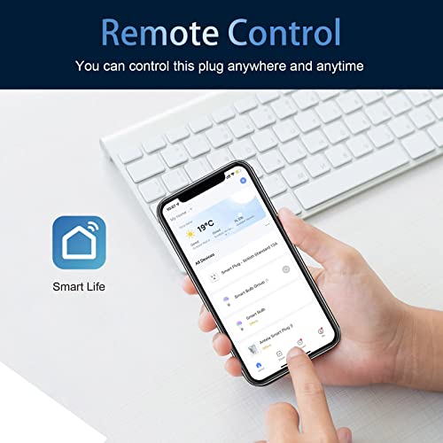 4-Pack ANTELA Smart Plug: Energy Monitoring, Alexa Voice Control