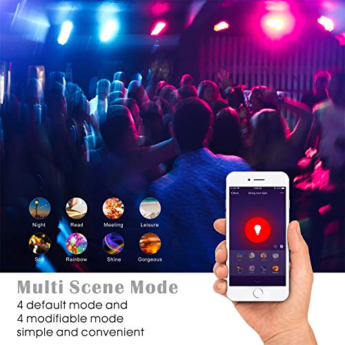 RGB WiFi Smart LED Bulb, Voice Control, B22 Bayonet