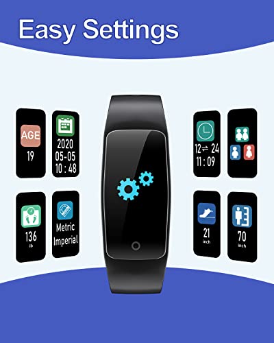 GRV Pedometer Watch - Fitness Tracker with Sleep Monitor