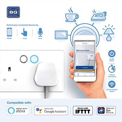Alexa Compatible Double 13 Amp Smart Power Socket