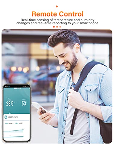 Tuya Smart Temperature Humidity Sensor, Alexa & Google Home Compatible