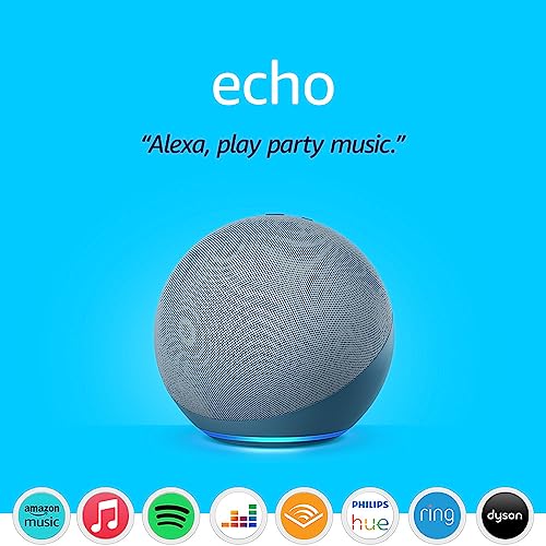 Echo (4th Gen) | Premium Sound Speaker with Alexa | Twilight Blue