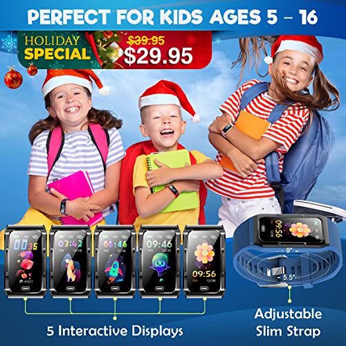 Ispiratek Kids Fitness Tracker - Waterproof Watch
