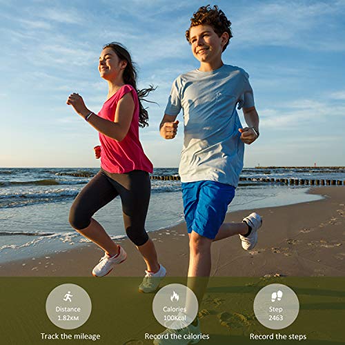 BIGGERFIVE Waterproof Fitness Tracker Watch for Kids