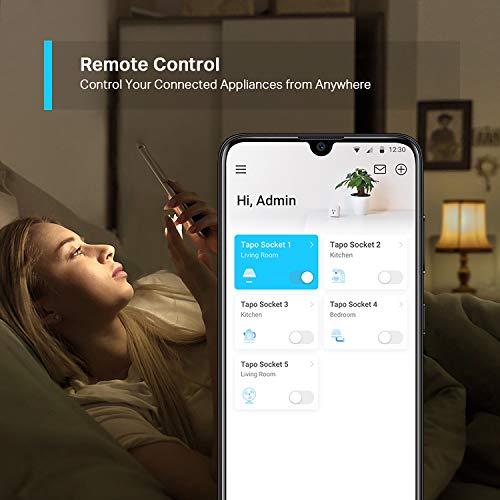 Tapo Smart Plug: Alexa & Google Home Compatible (4-pack)
