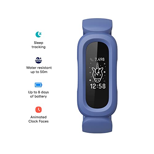 Fitbit Ace 3 Kid's Activity Tracker: Animated Clocks, Long Battery
