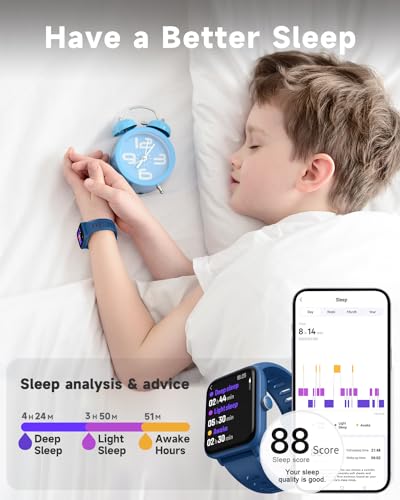 BIGGERFIVE Smart Watch: Fitness Tracker for Kids