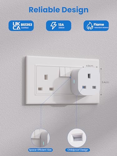 Smart Plug: Alexa & Google Home Compatible