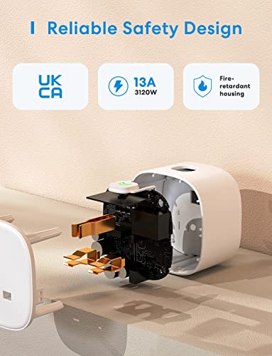 WiFi Smart Plug with Remote Control for Alexa, HomeKit, and Google Home