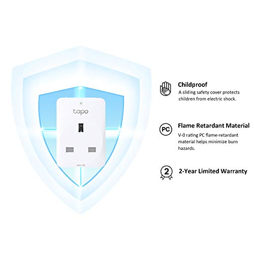 Tapo Smart Plug: Alexa & Google Home Compatible (4-pack)