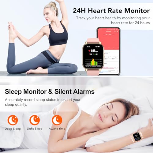 Hoxe Smart Watch for Calls, Fitness & Sports