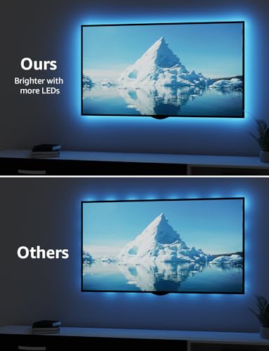 Smart LED TV Backlights: 2M RGB Strip Lights, Voice/App Control - 32-65 inch TV