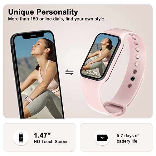 Blackview Women's Smart Watch with SpO2, Heart Rate Sleep Monitor
