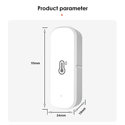 Tuya Smart Temperature Humidity Sensor, Alexa & Google Home Compatible