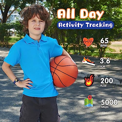 Kids Smart Watch: Fitness Tracker with Waterproof Activity