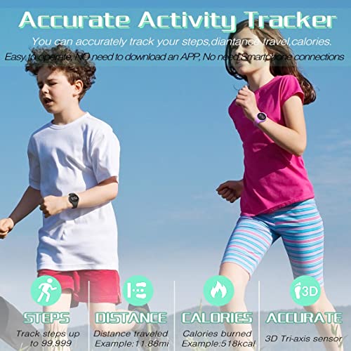 Waterproof Pedometer Watch - Non-Bluetooth Fitness Tracker