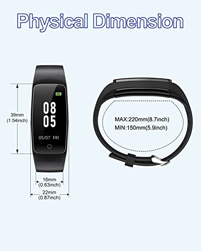 GRV Pedometer Watch - Fitness Tracker with Sleep Monitor