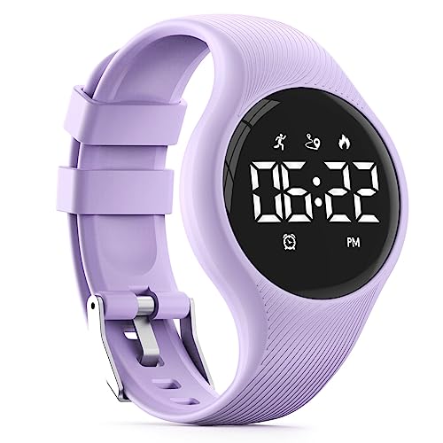 Waterproof LED Pedometer Watch for Fitness Tracking