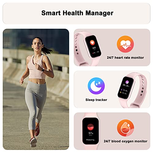 Blackview Women's Smart Watch with SpO2, Heart Rate Sleep Monitor