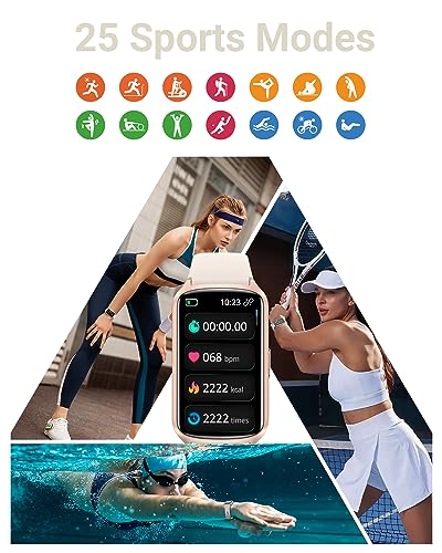 Amzhero Smart Watch: Fitness Tracker with Heart Rate, Blood Oxygen