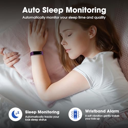 Kids Fitness Tracker with Heart Rate & Sleep Monitor