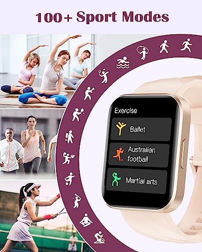 RUIMEN Smart Watch - Call Function, Fitness Tracker
