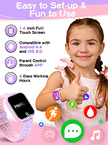 DIGEEHOT Kids Fitness Tracker Watch - Waterproof Game Smartwatch