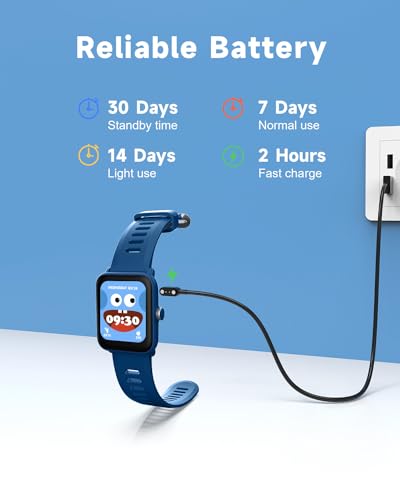 BIGGERFIVE Smart Watch: Fitness Tracker for Kids