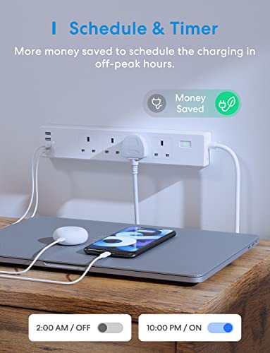 Smart Power Strip with USB Ports - Apple HomeKit, Alexa, Google Home