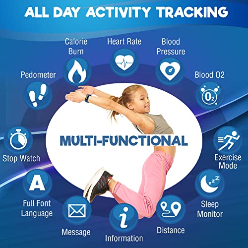 Ispiratek Kids Fitness Tracker - Waterproof Watch