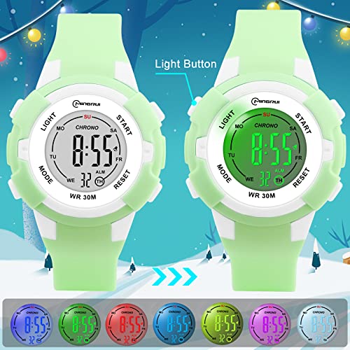 Edillas Kids Digital Wristwatch - 7 Colorful Options