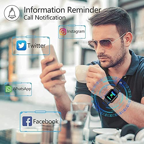 LEOP Smart Watch: HR Monitor, Sleep Tracker+More