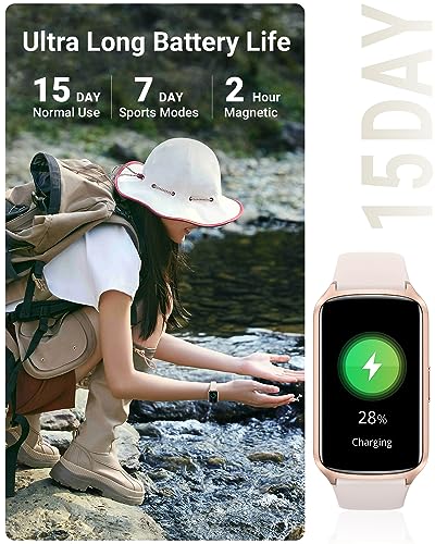 Amzhero Smart Watch: Fitness Tracker with Heart Rate, Blood Oxygen