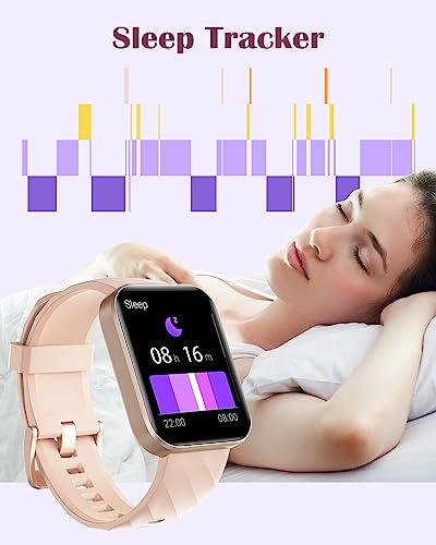 RUIMEN Smart Watch - Call Function, Fitness Tracker