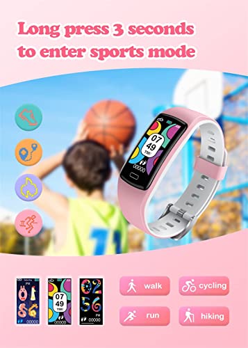 Kids Smartwatch - Full Touch Fitness Tracker