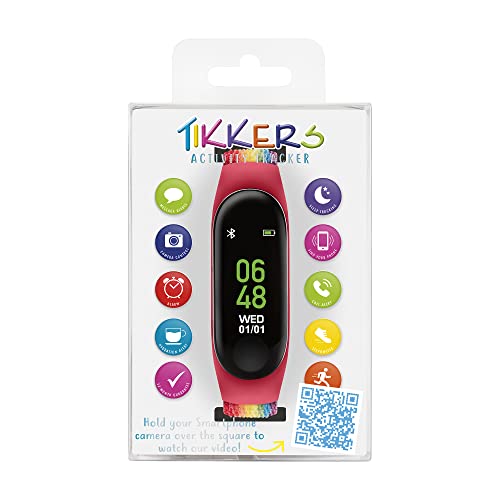 Tikkers Colorful Canvas Activity Tracker with Touchscreen - TKS01
