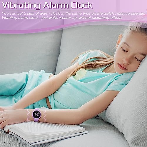 Waterproof LED Pedometer Watch for Fitness Tracking