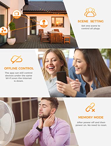 Refoss Wifi Smart Plug - Works with Alexa, Siri, Google Home
