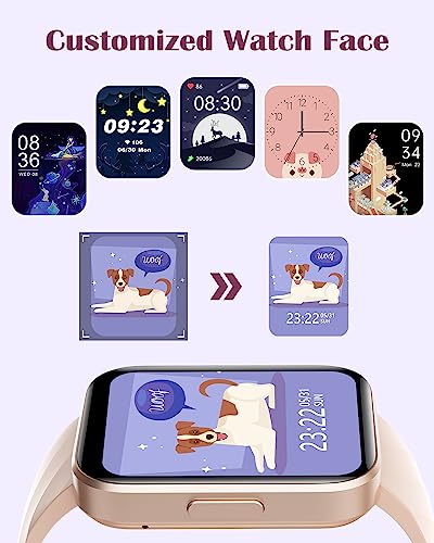 RUIMEN Smart Watch - Call Function, Fitness Tracker