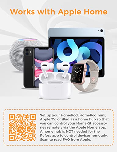 Refoss Wifi Smart Plug - Works with Alexa, Siri, Google Home