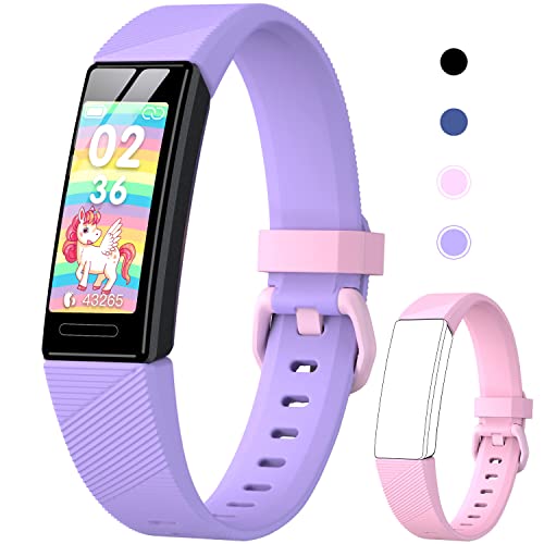 Kids Fitness Tracker Watch for Boys Girls 5-16: Waterproof, Heart Rate, Sleep, Calorie Counter
