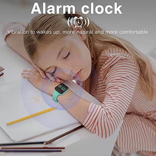 Focwony Led Fitness Tracker Watch - Square Black