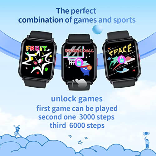 Smartwatch for Kids: 1.4" Touch Screen Bluetooth Tracker